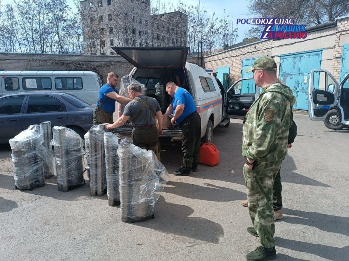 Была организована и произведена очередная доставка гуманитарного груза для российских военных на передовую